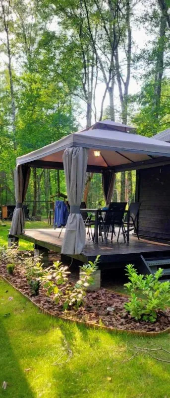 Działka rekreacyjna 1430 m² z tarasem, placem zabaw